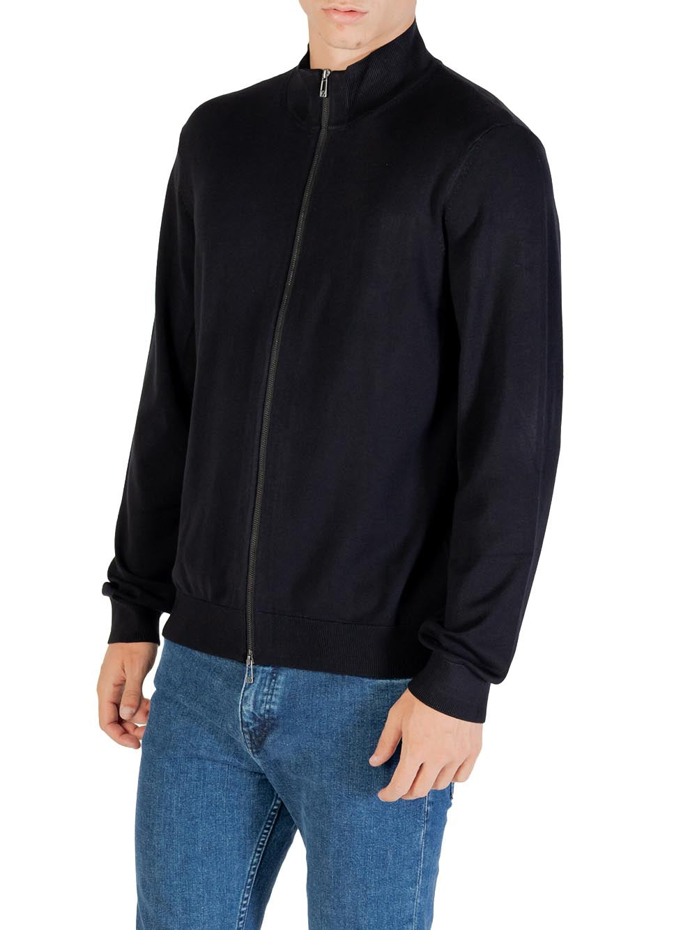 Cardigan Cardigan con zip XM001279 Deep Navy