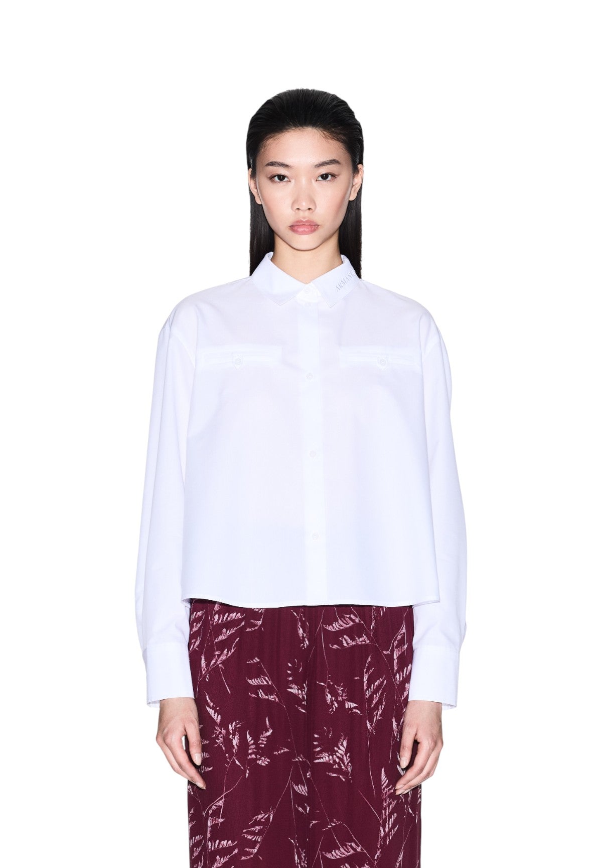 Camicia a Maniche Lunghe XW000668 Optic White