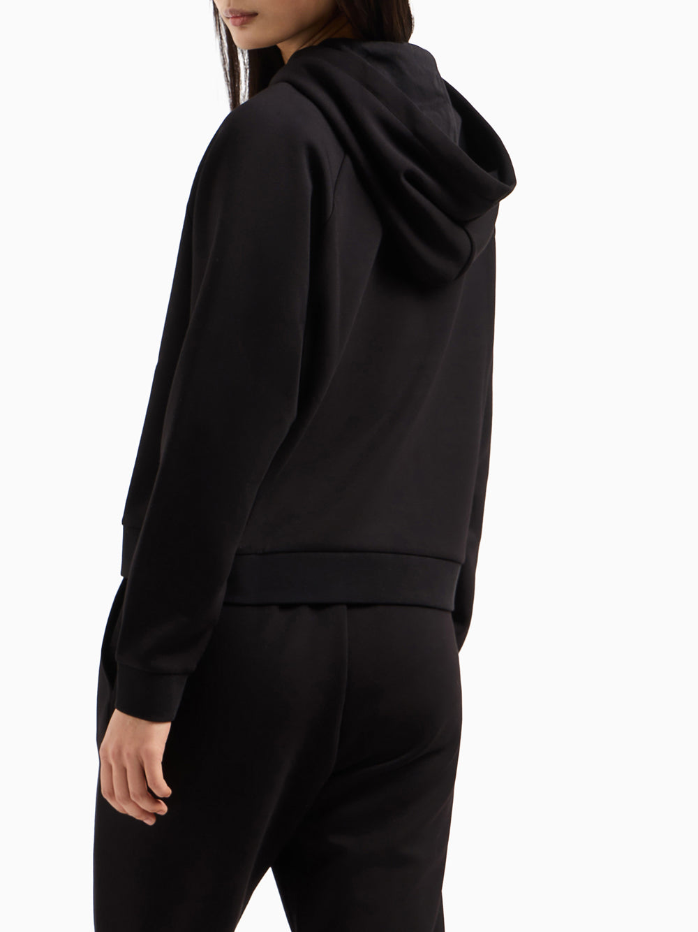 Felpa Pullover con Cappuccio Felpa con Cappuccio XW000827 Black