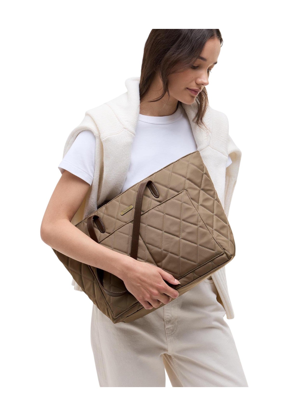 Borsa Tote Quilted LBA0395 Sand