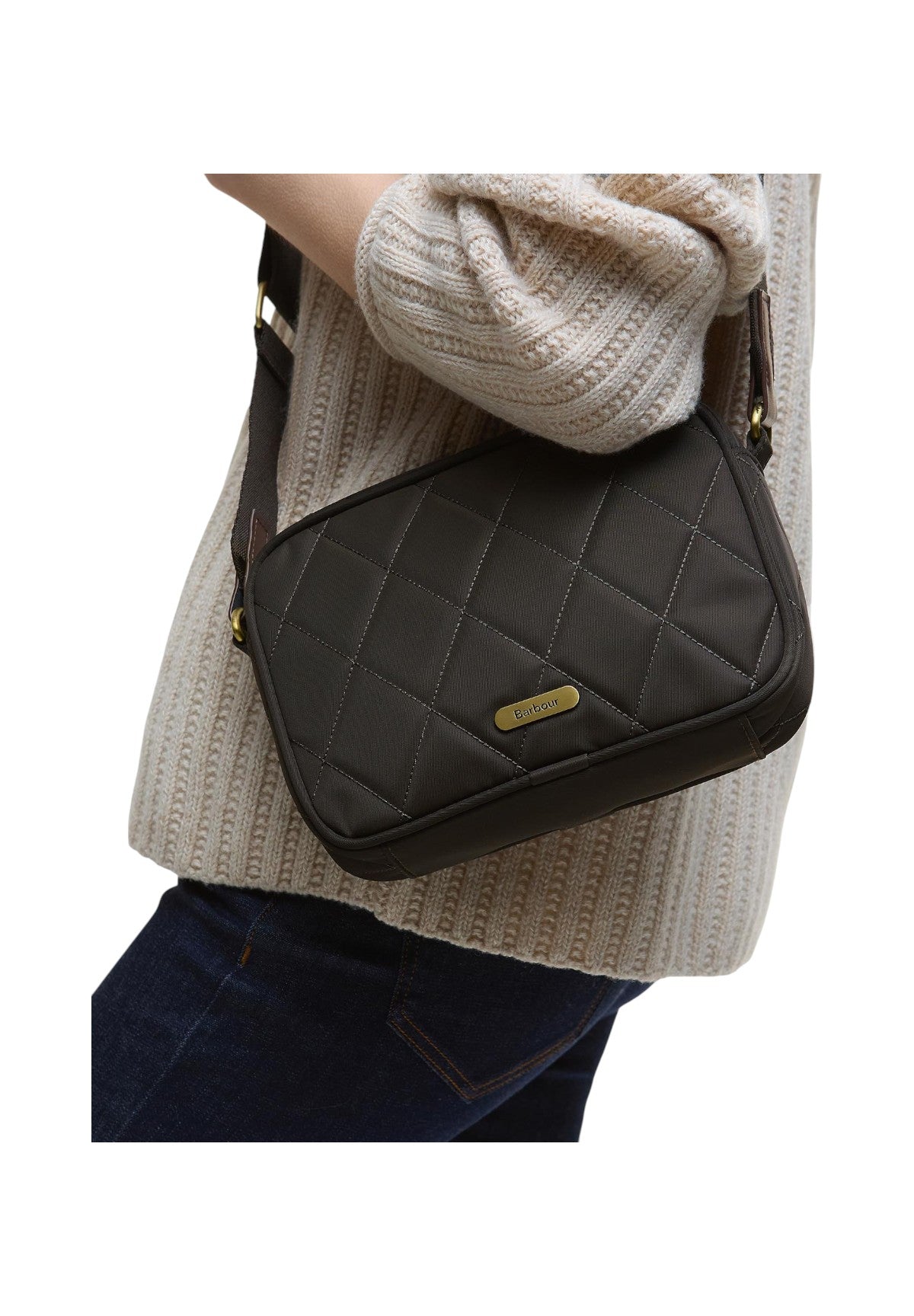 Borsa a Tracolla Quilted LBA0432 Olive