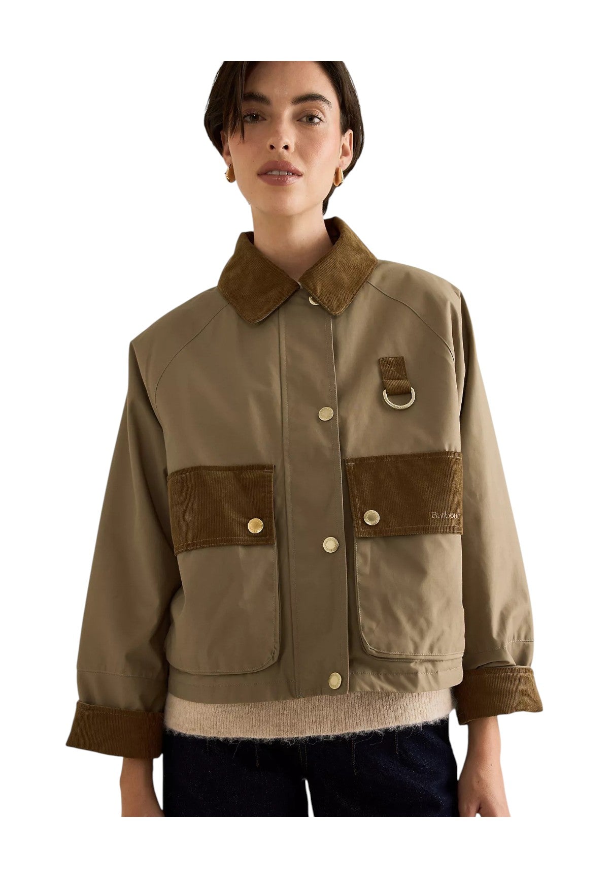Giubbotto Phoebe Casual LCA0371 Military Brown, Navy