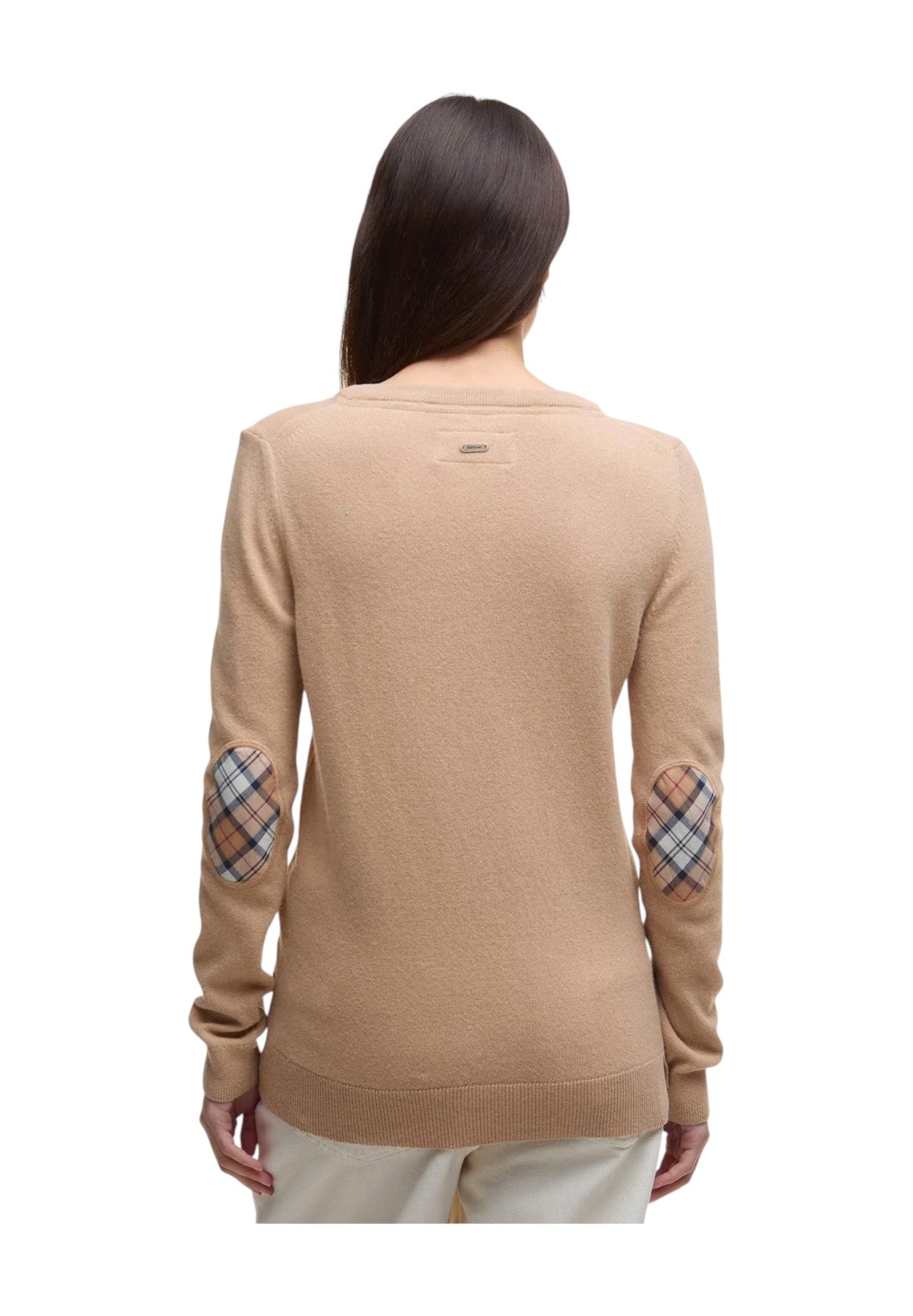 Maglione Girocollo Pendle Crew Knit LKN1075 Pale Camel, Hessian
