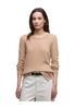 Barbour Maglione Girocollo Pendle Crew Knit LKN1075 Pale Camel, Hessian