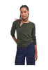 Barbour Maglione Girocollo Pendle Crew Knit LKN1075 Pale Camel, Hessian