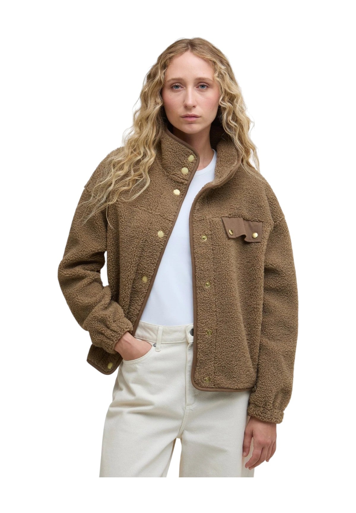 Pile Mabel Fleece LOL0646 Military brown
