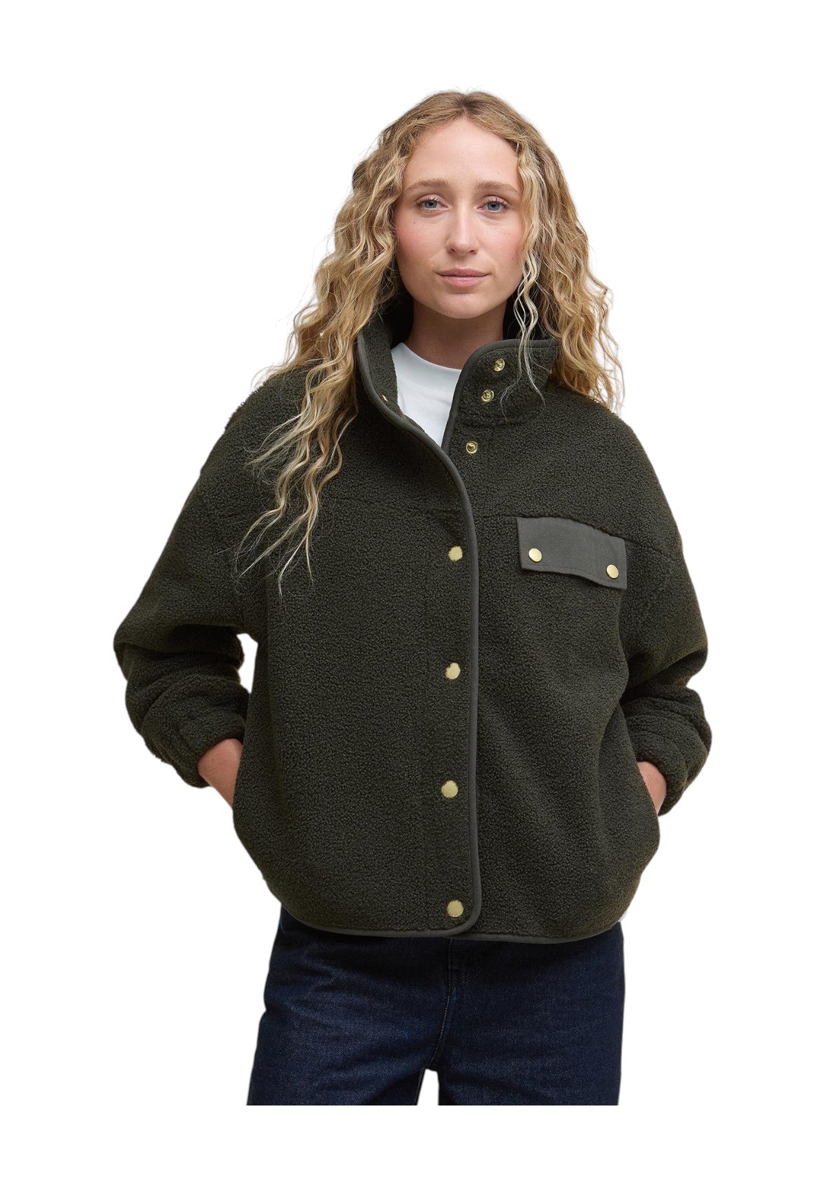 Pile Mabel Fleece LOL0646 Olive