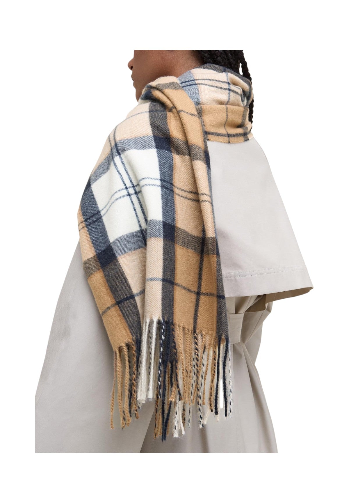 Mantella Stanway Tartan LSC0426 Hessian Navy Tartan