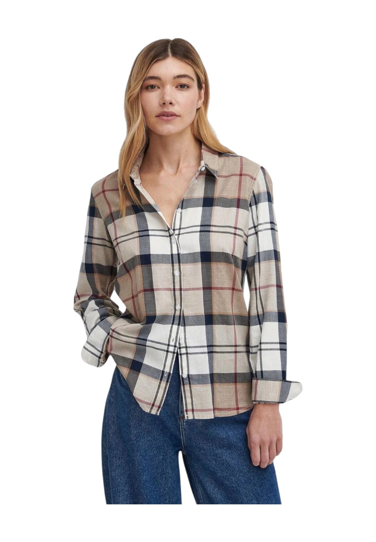 Camicia a Maniche Lunghe Bredon Shirt LSH1353 Hessian Tartan