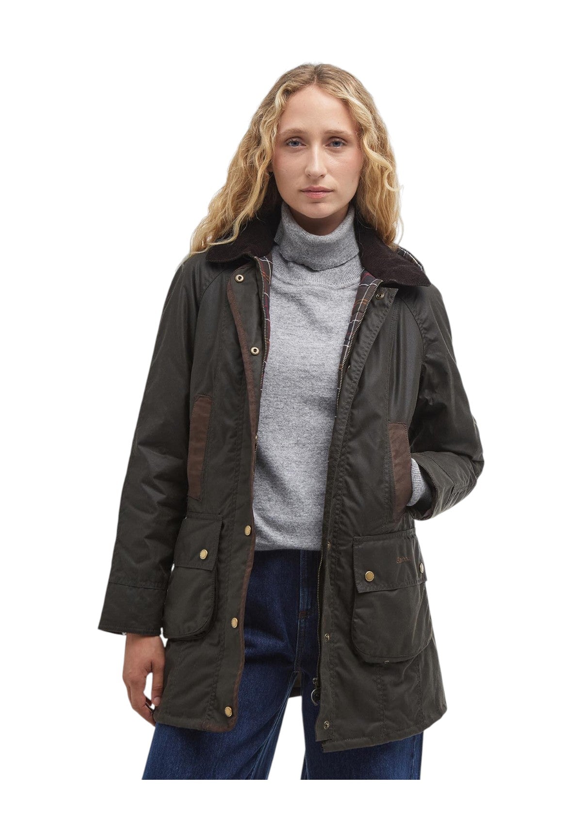 Giubbotto Bower Wax Jacket LWX0534 Olive, classic