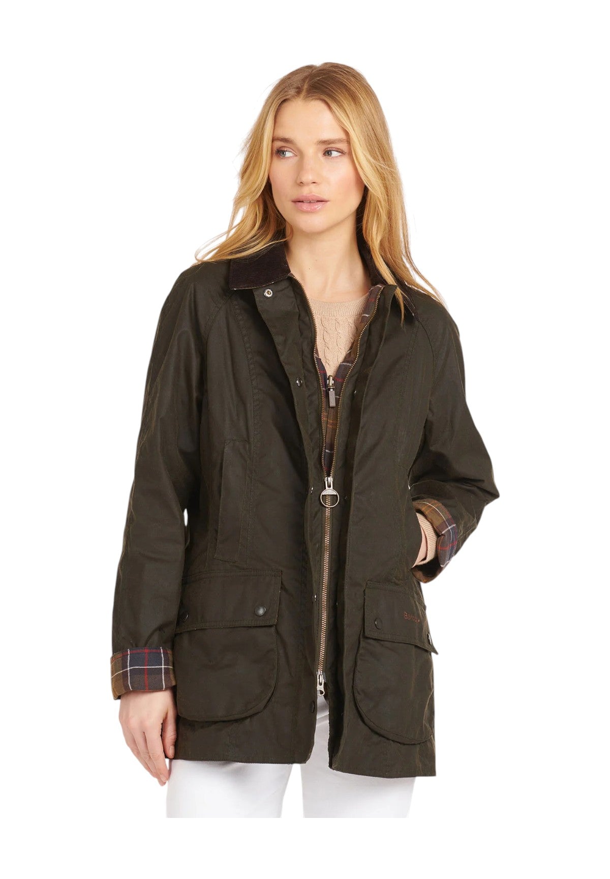Giubbotto Classic Beadnell Wax Jacket LWX0668 Olive