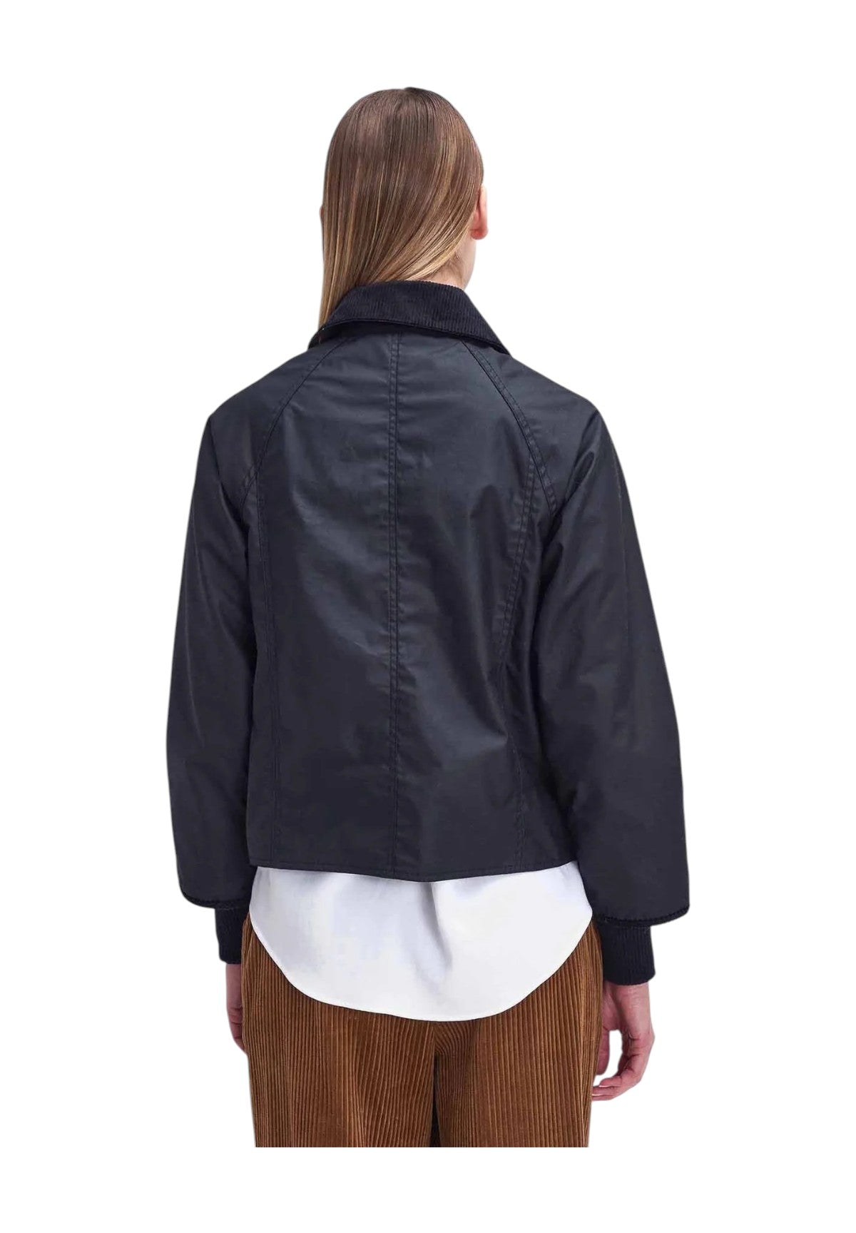 Giubbotto Cropped Beadnell Wax LWX1403 Black, Classic
