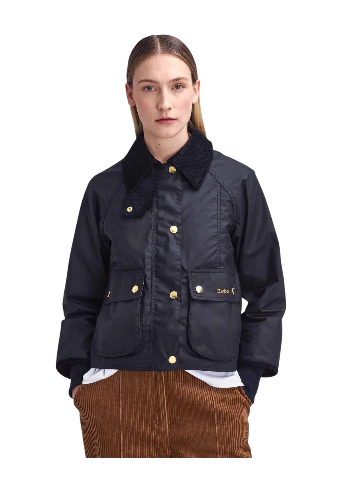 Giubbotto Cropped Beadnell Wax LWX1403 Black, Classic