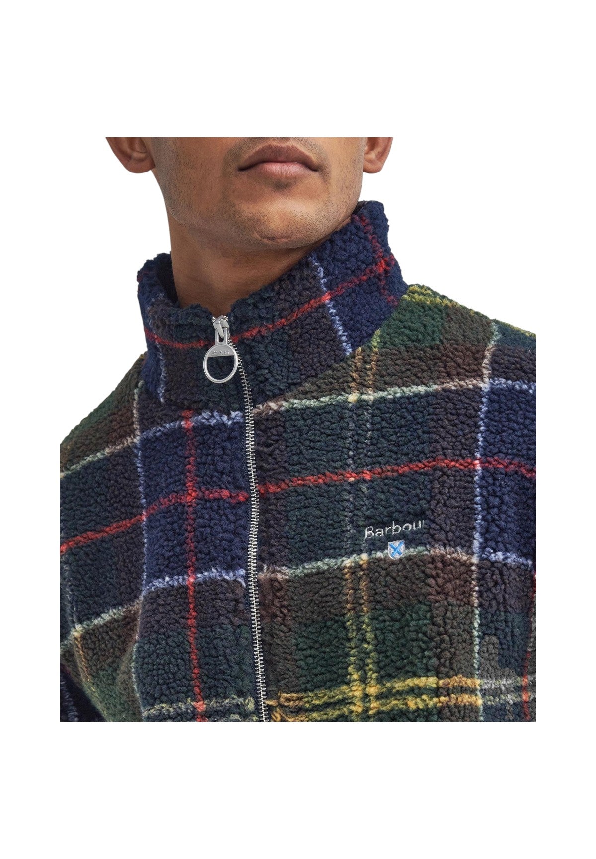 Pile Tartan Fleece Zip Through MFL0187 Classic tartan