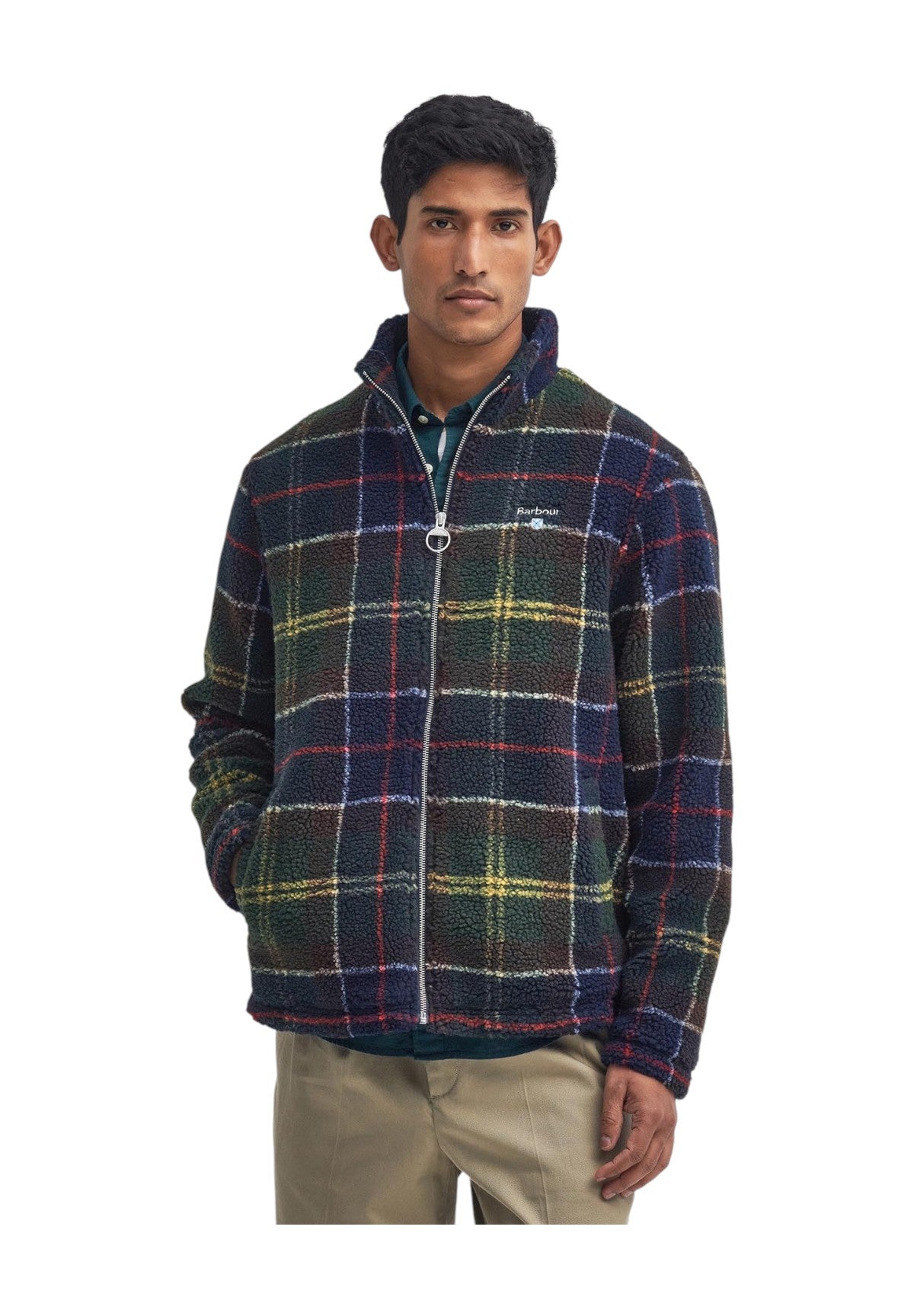 Pile Tartan Fleece Zip Through MFL0187 Classic tartan