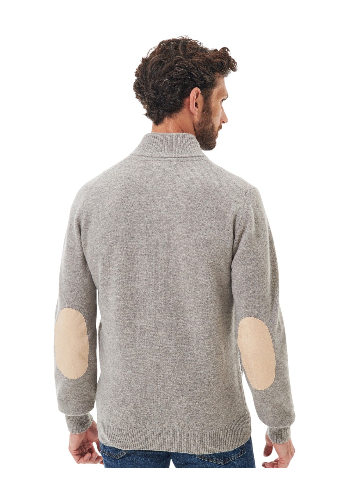 Cardigan Essential Patch Zip Through MKN0731 New stone