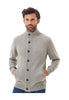 Barbour Cardigan Essential Patch Zip Through MKN0731 Olive
