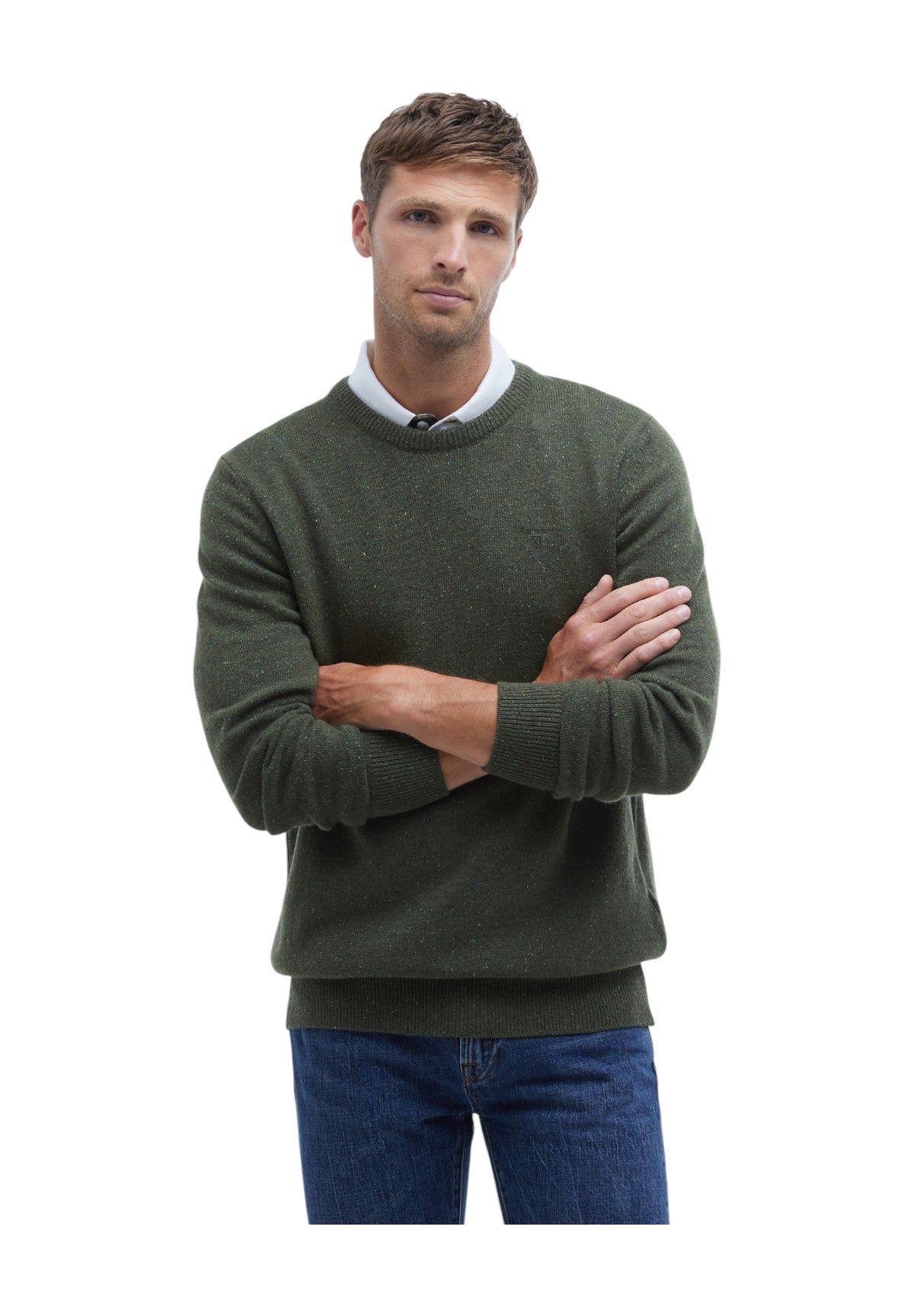 Maglione Girocollo Essential Tisbury Crew MKN0844 Forest