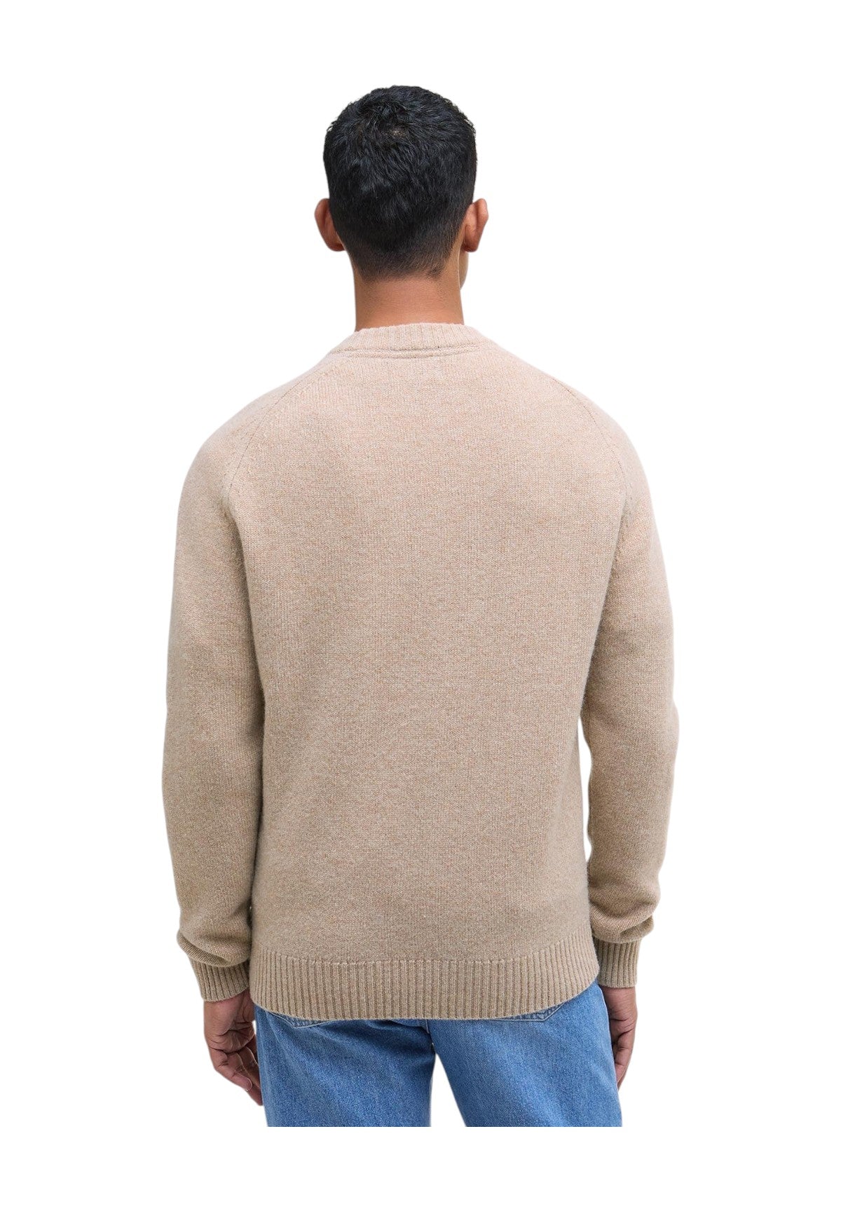 Maglione Girocollo Grangetown Merino Crew Neck MKN1584 Washed Stone