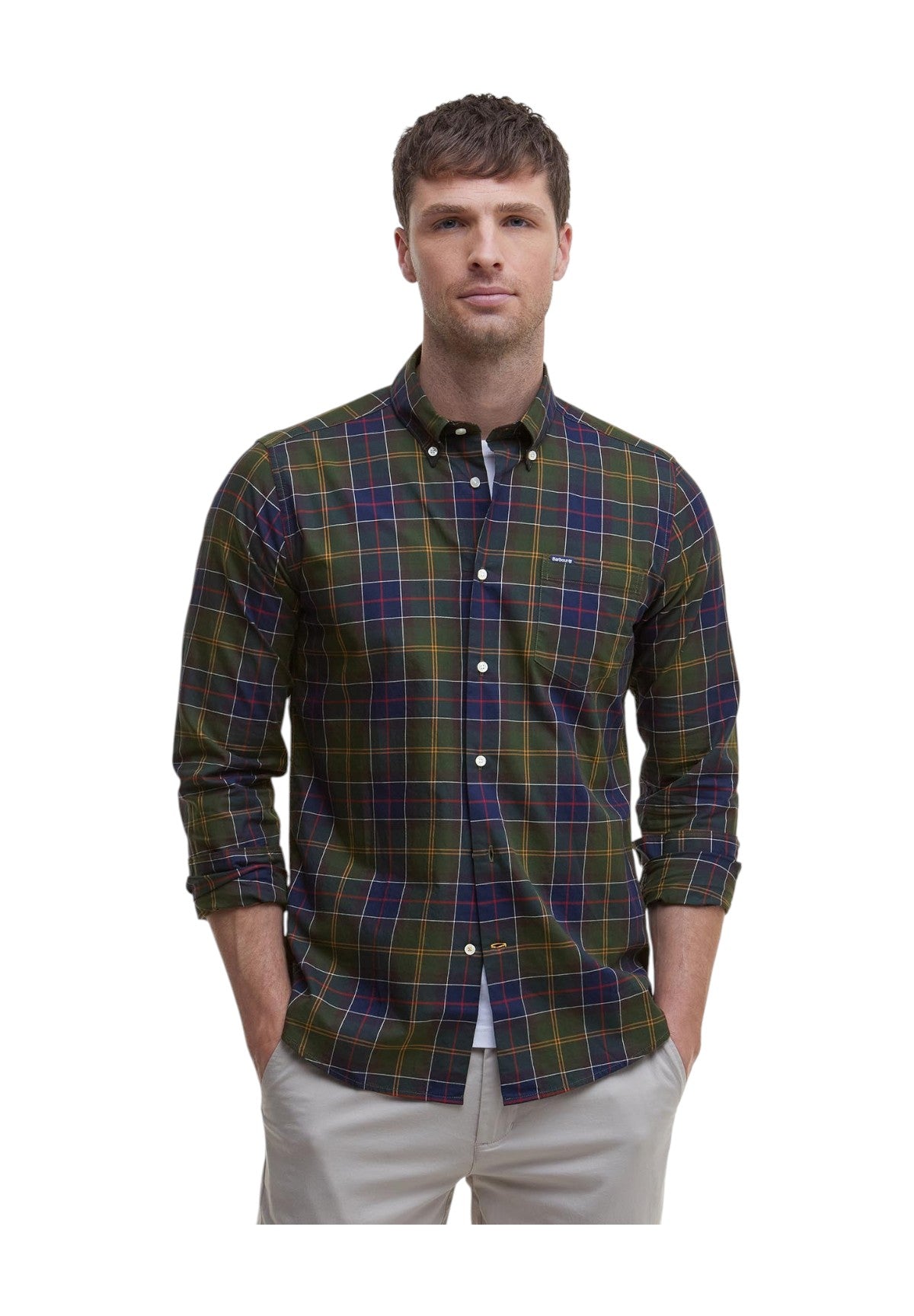 Camicia a Maniche Lunghe Wetheram Tailored Shirt MSH4982 Classic tartan
