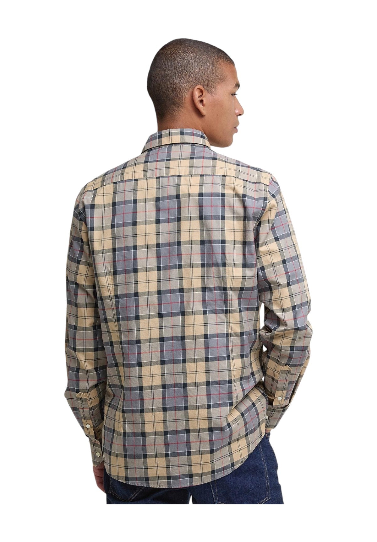 Camicia a Maniche Lunghe Wetheram Tailored Shirt MSH4982 Dress tartan