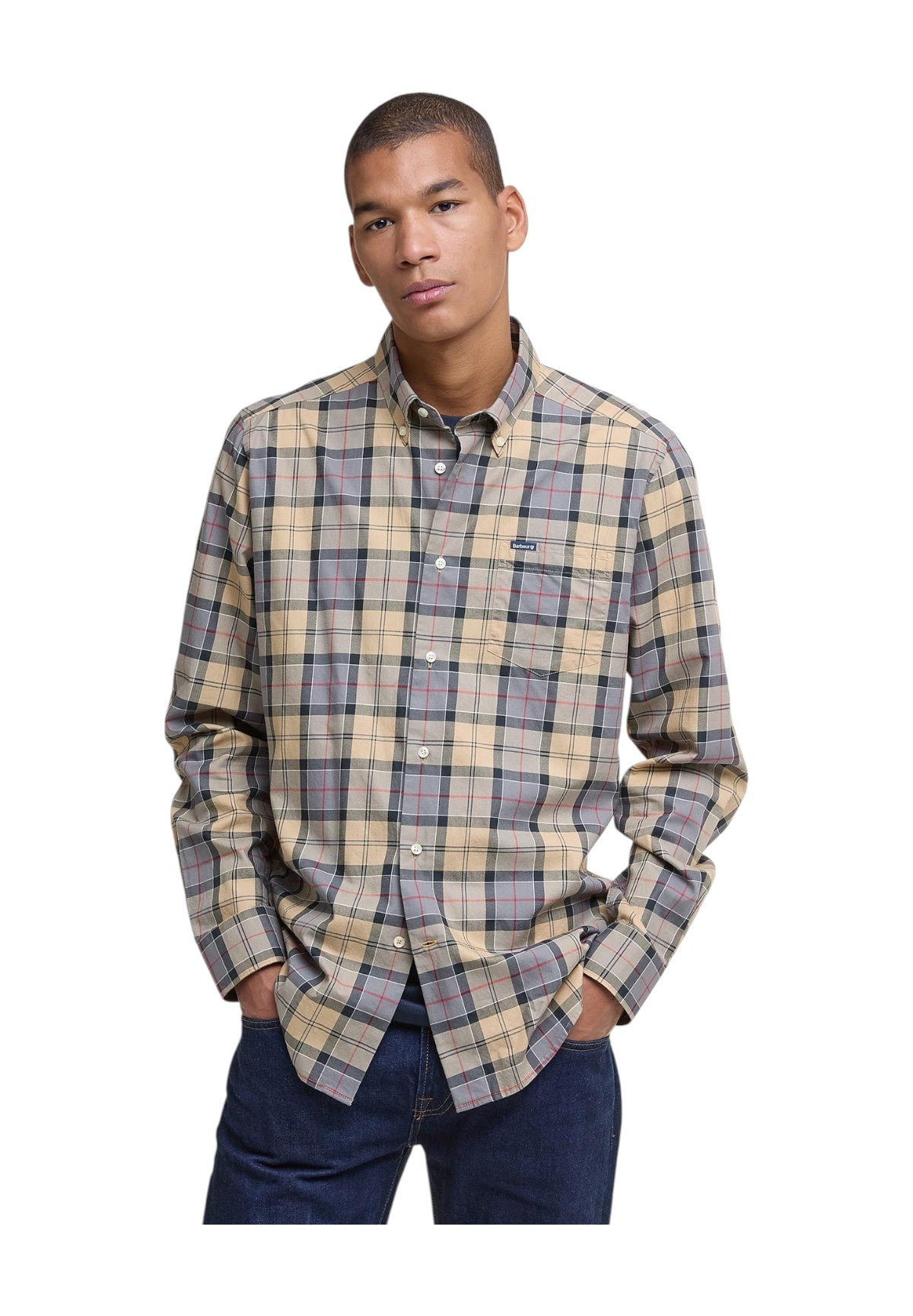 Camicia a Maniche Lunghe Wetheram Tailored Shirt MSH4982 Dress tartan