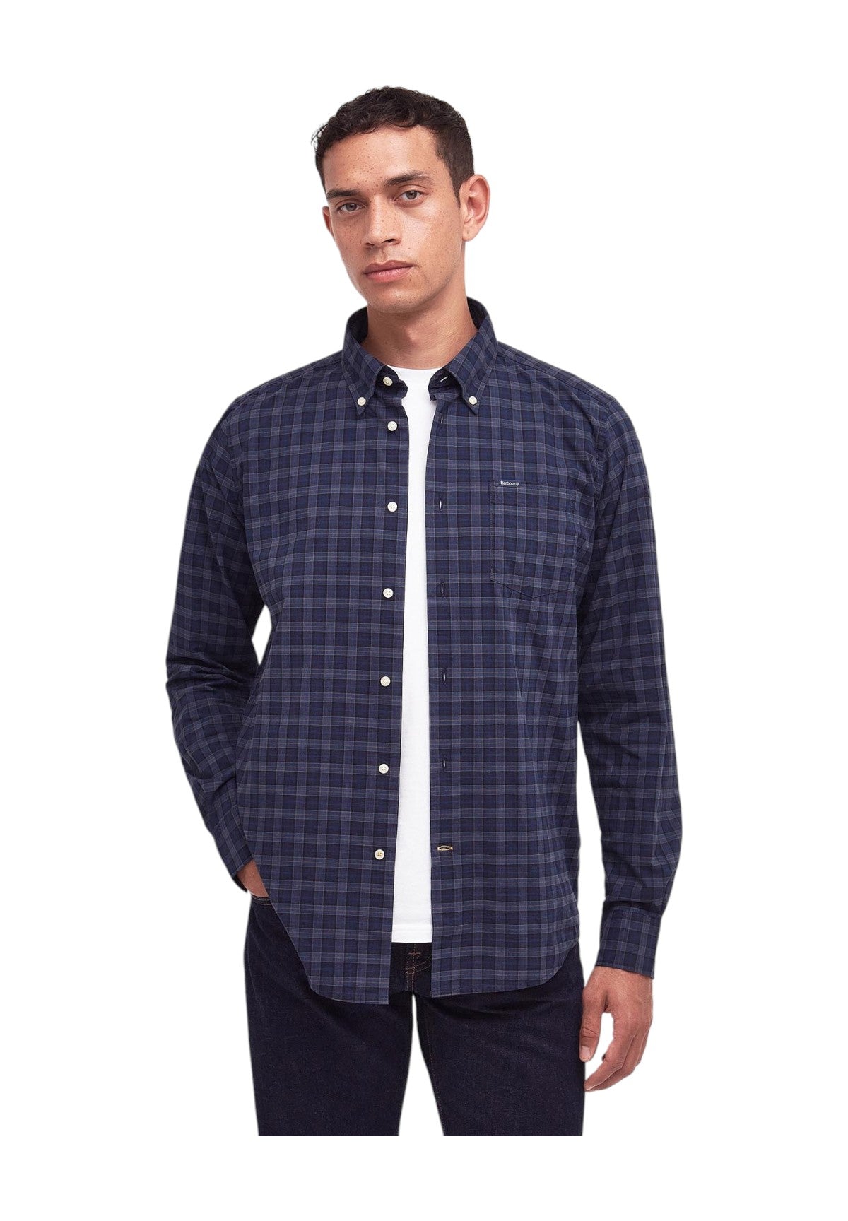 Camicia a Maniche Lunghe Lomond Tailored Shirt MSH5023 Midnight Tartan