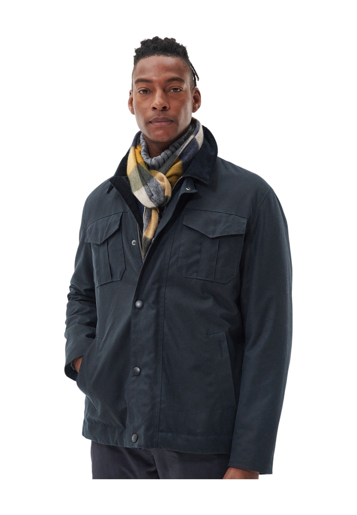 Sciarpa Large Tattersall USC0005 Forest Mist
