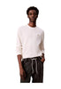 Calvin Klein Jeans T-shirt a Maniche Lunghe Waffle Badge Crew LV040EM217 Black