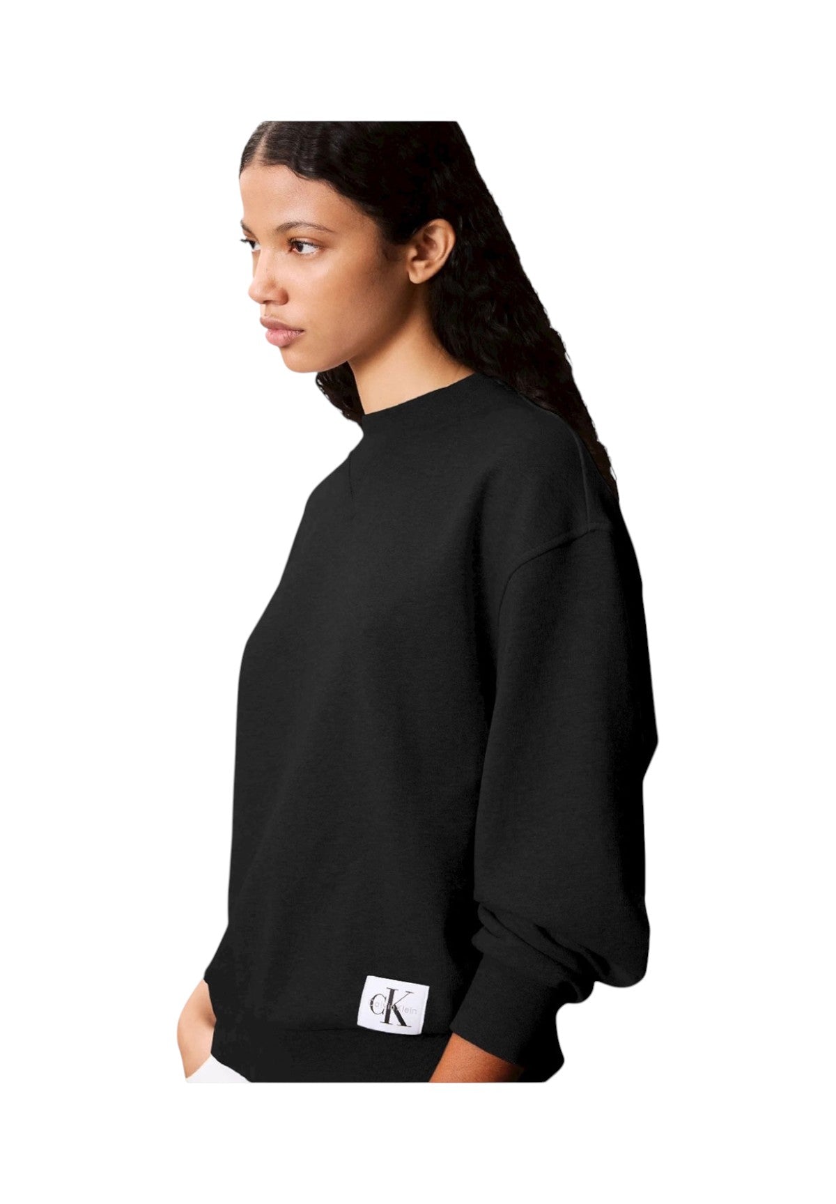 Felpa Girocollo in FrenchTerry LV047B238G Black