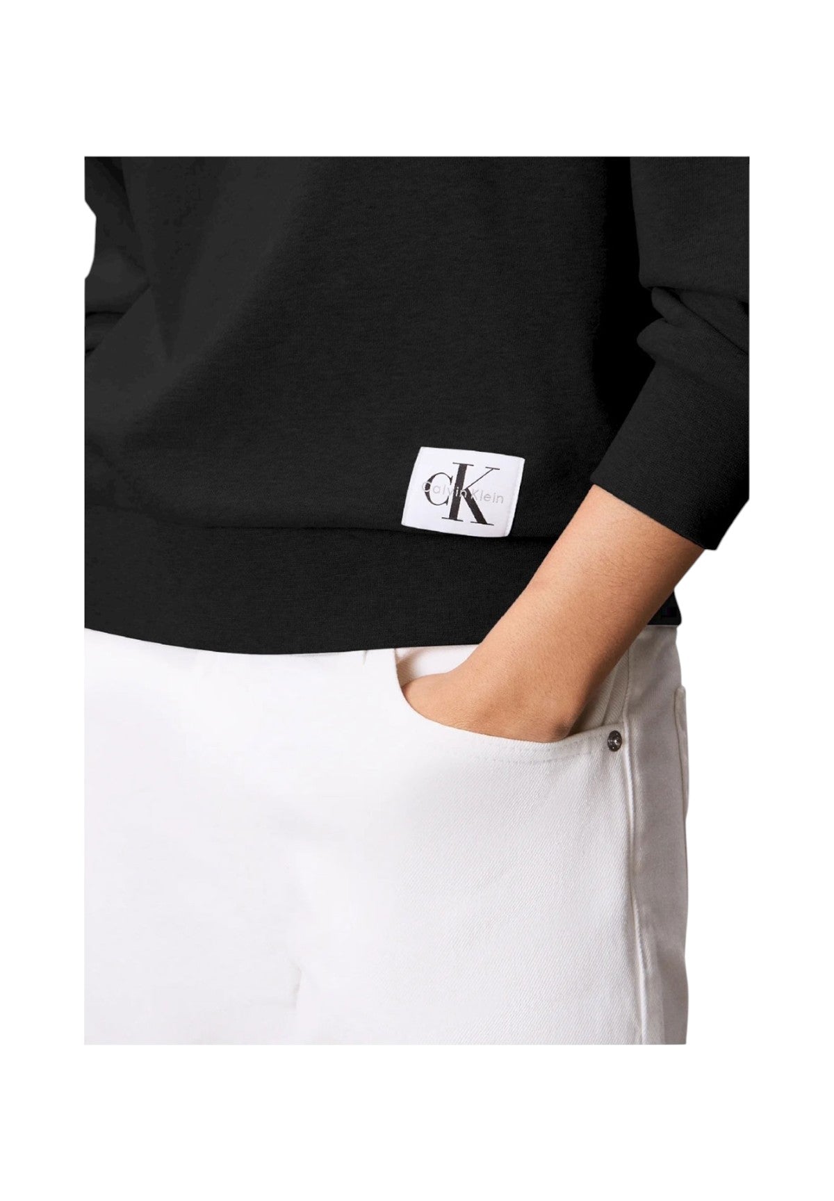 Felpa Girocollo in FrenchTerry LV047B238G Black