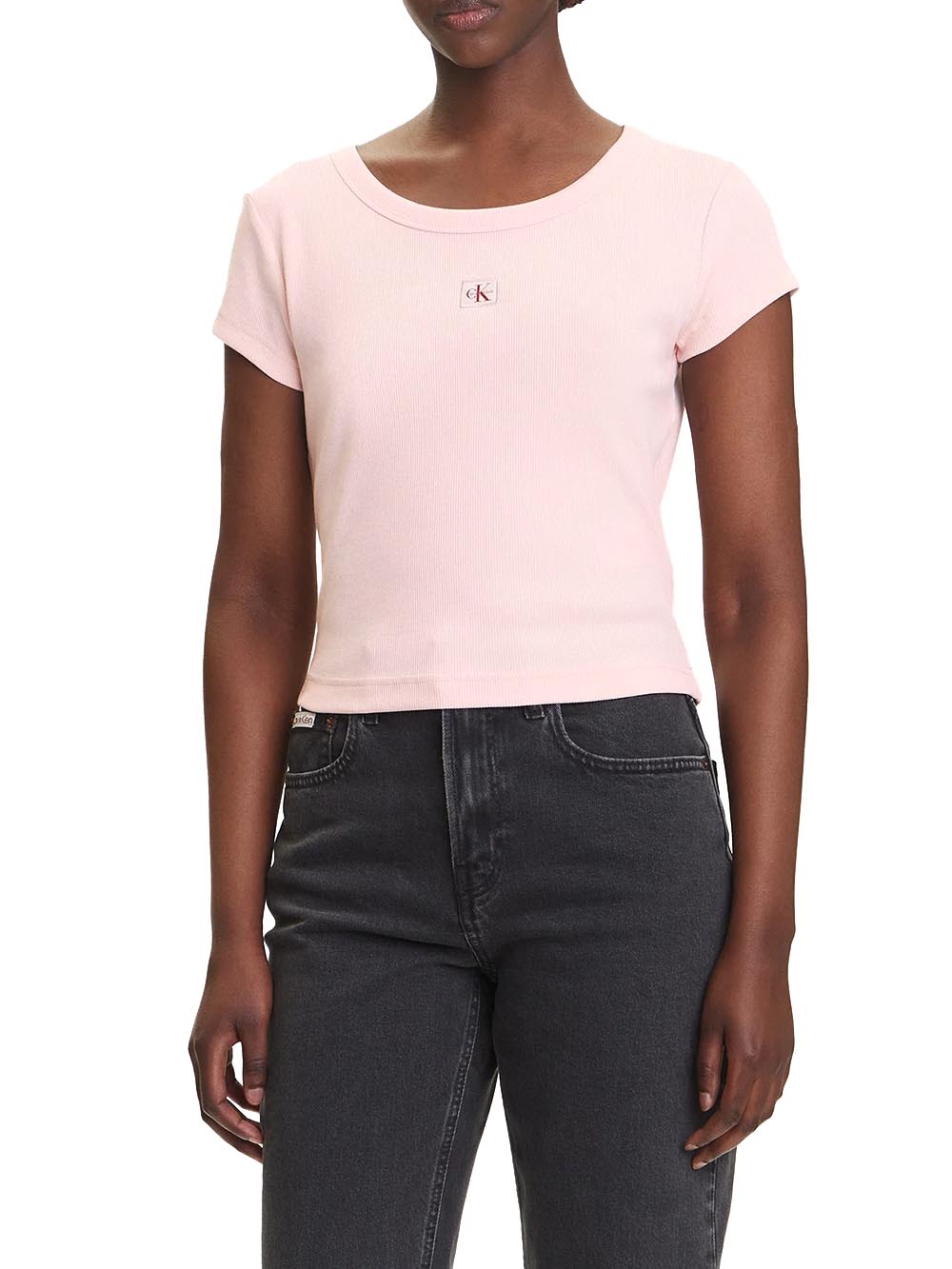 T-shirt a Maniche Corte A- Woven Label 2X2 R LV047C200G Cloud Pink