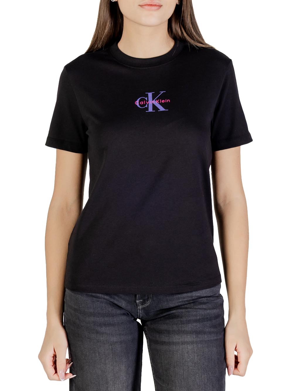 T-shirt a Maniche Corte Ss 20S Classic Logo LV047C856G Black
