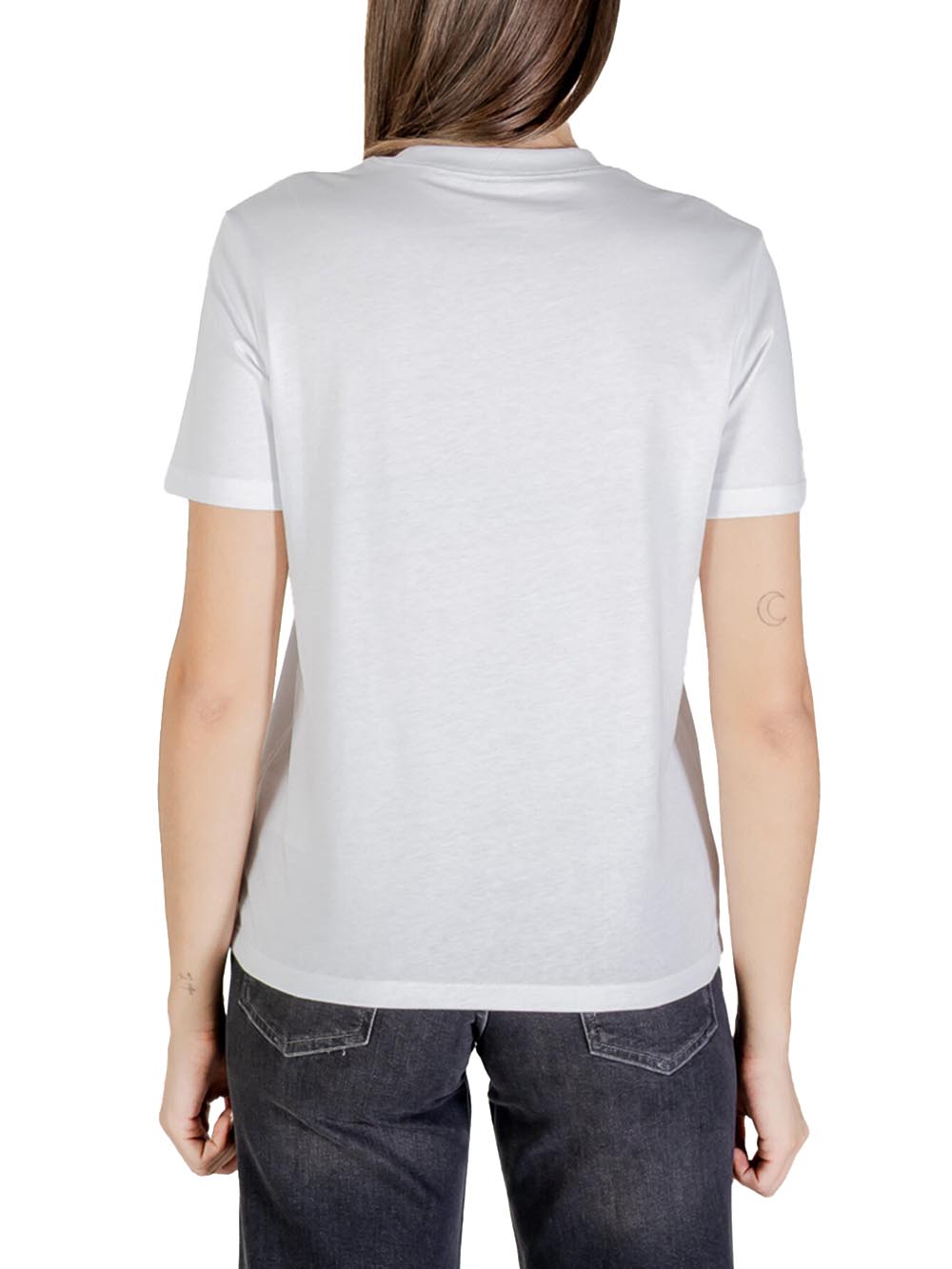 T-shirt a Maniche Corte Ss 20S Classic Logo LV047C856G Brilliant White