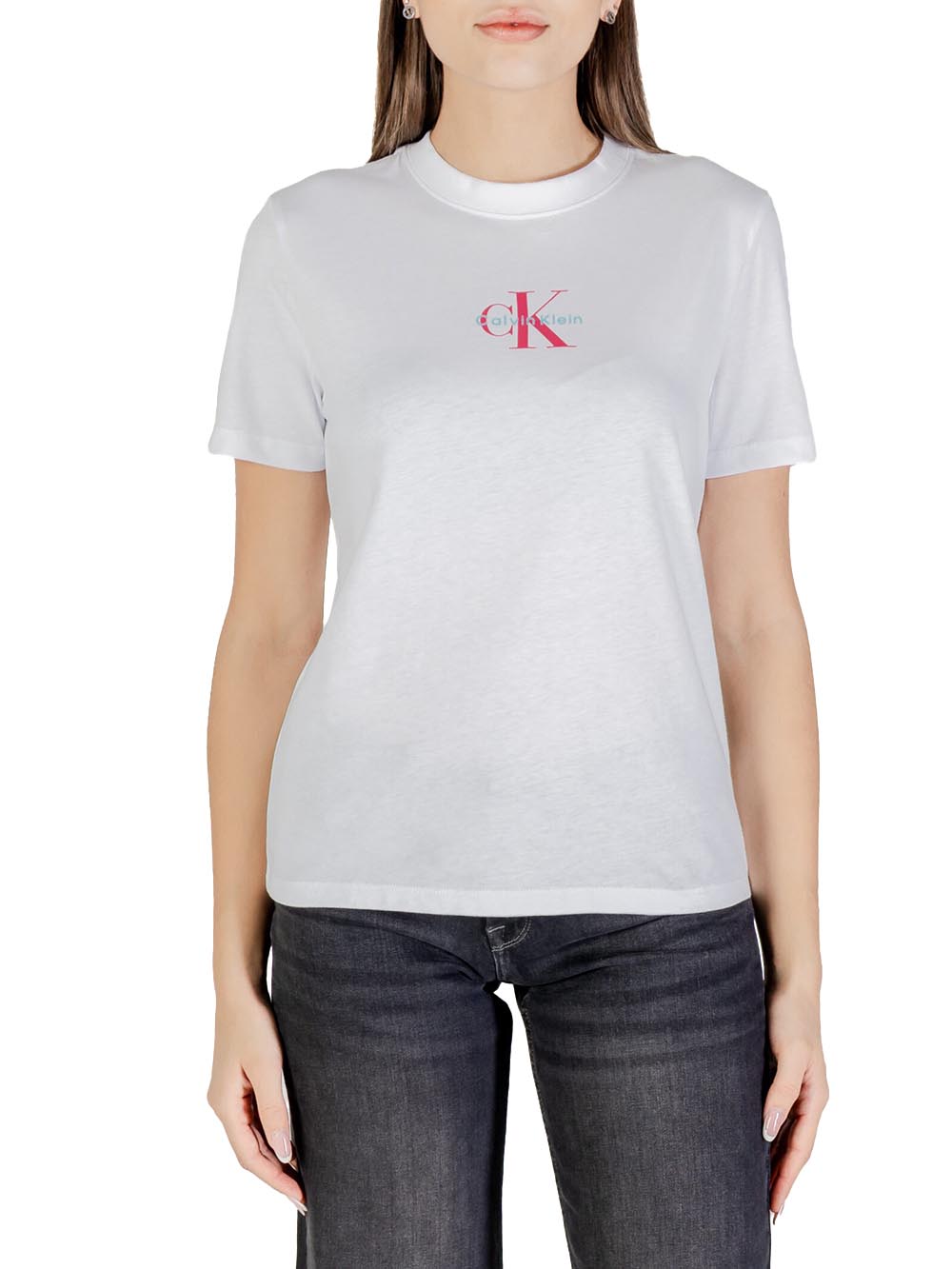 T-shirt a Maniche Corte Ss 20S Classic Logo LV047C856G Brilliant White