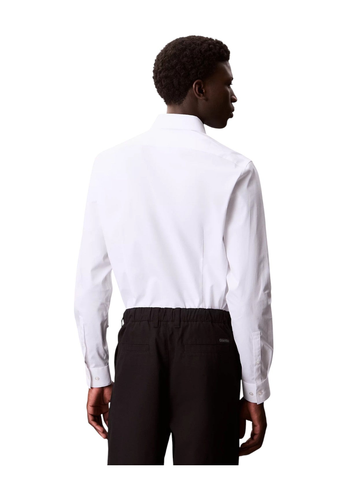 Camicia a Maniche Lunghe Slim Essential Poplin LV019EU000 White