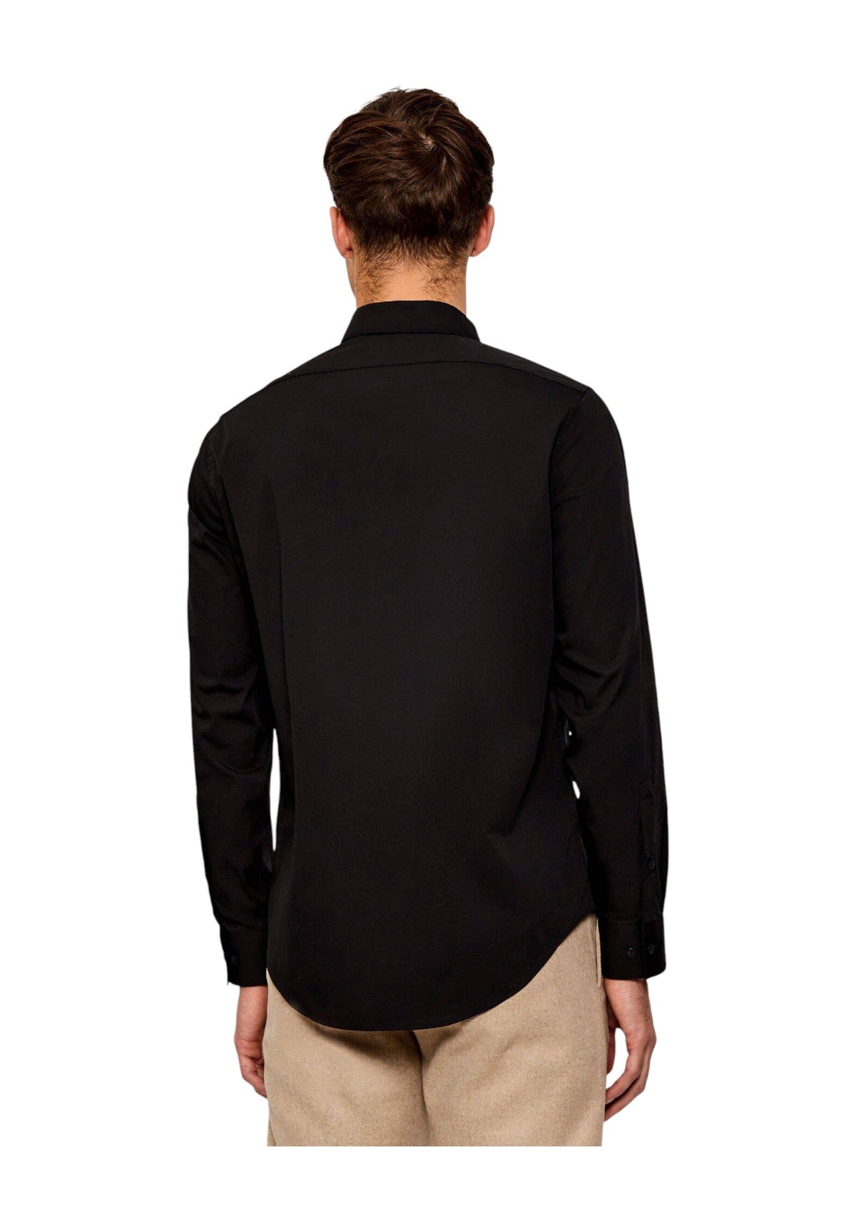 Camicia a Maniche Lunghe Essential Poplin LV019EU001 Black