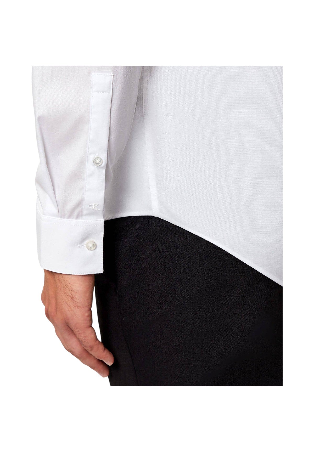 Camicia a Maniche Lunghe Essential Poplin LV019EU001 White