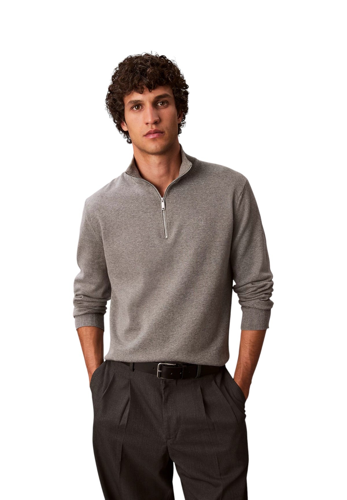 Maglione Collo Alto LV040BM356 Medium Grey Htr
