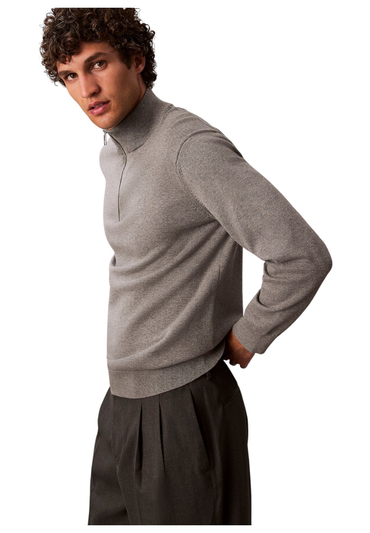 Maglione Collo Alto LV040BM356 Medium Grey Htr