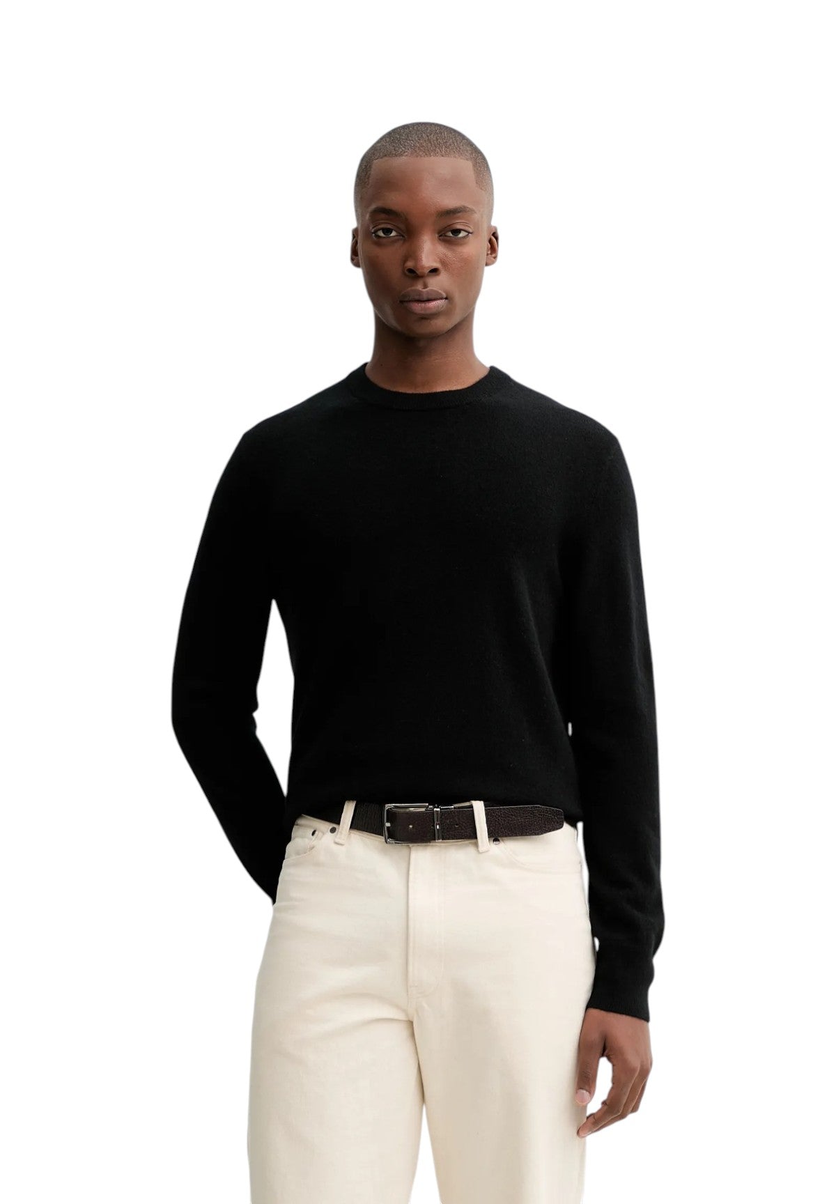 Maglione Girocollo Classic Cashmere LV040EM344 Black