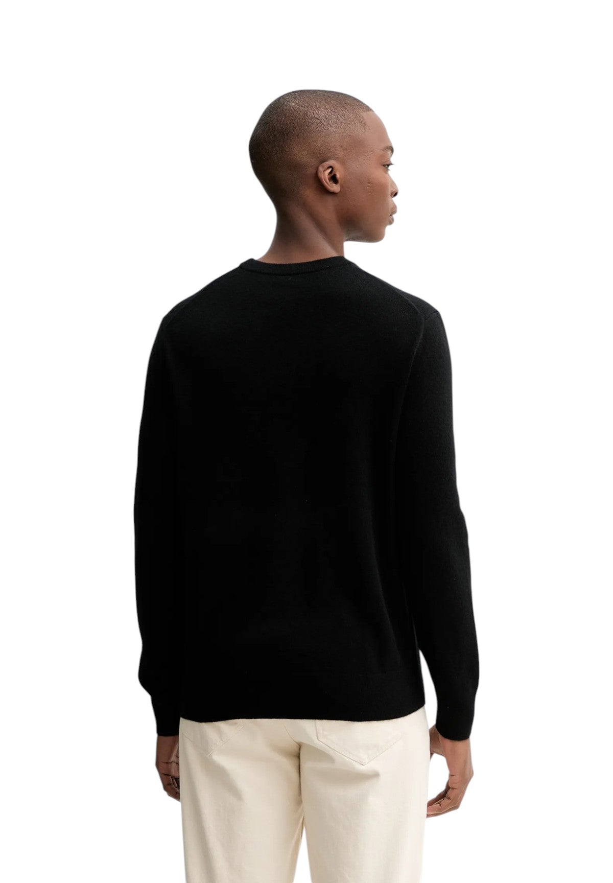 Maglione Girocollo Classic Cashmere LV040EM344 Black