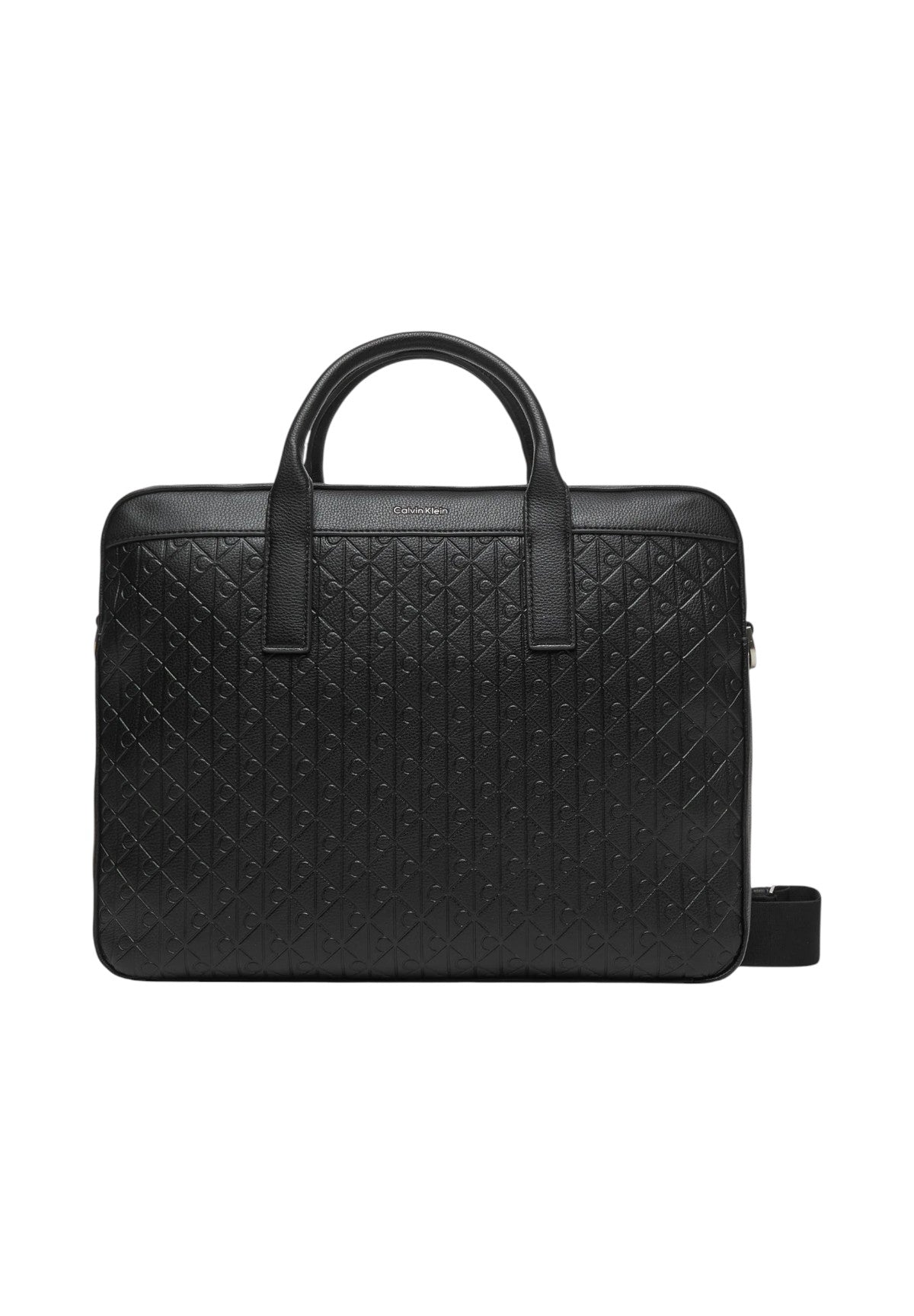 Borsa a Tracolla Emblem Emboss Porta PC LV04D3265G Black
