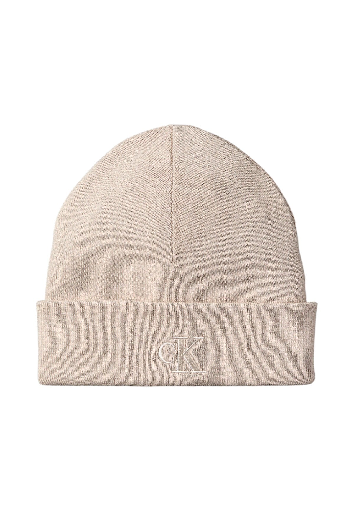 Cappello Ck Fine Rib Beanie LV04D8020G Chateau Gray