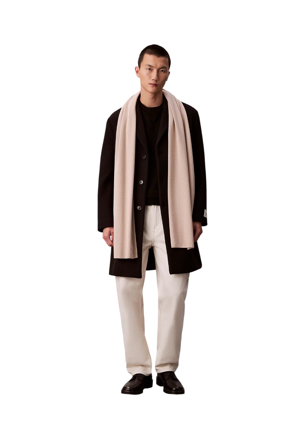 Sciarpa Ck Fine Rib Scarf LV04D8021G Chateau Gray