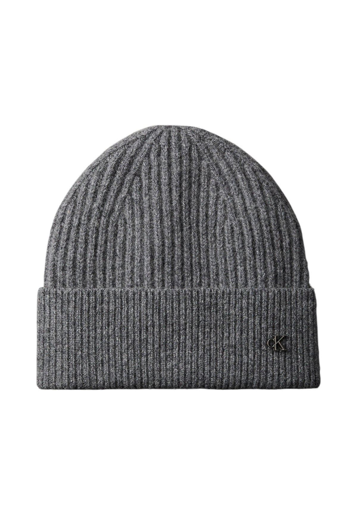 Cappello Ck Metal Wool Beanie LV04D8032G Charcoal Heather