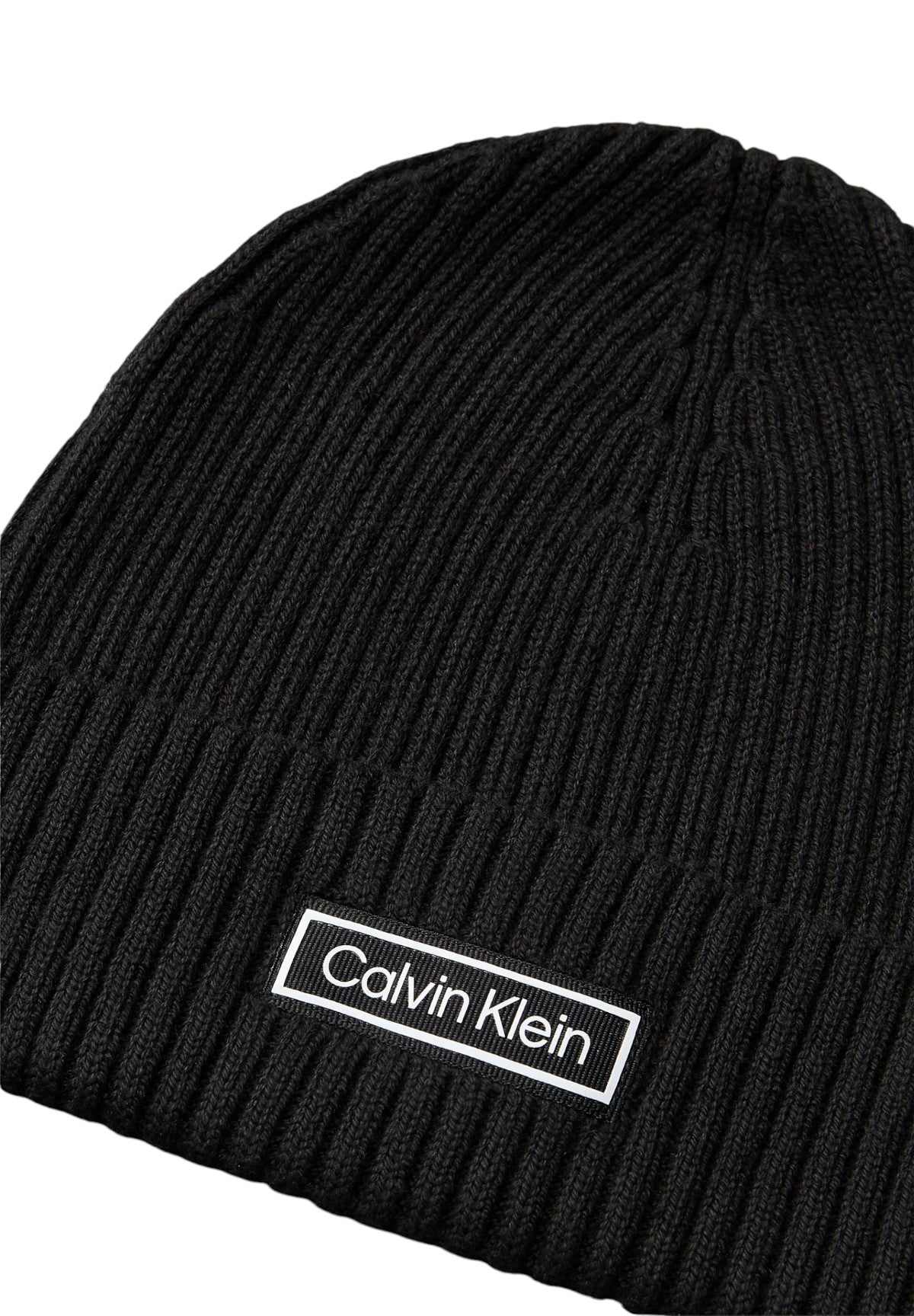Cappello Patch Chunky Rib Cotton Beanie LV04D8053G Black