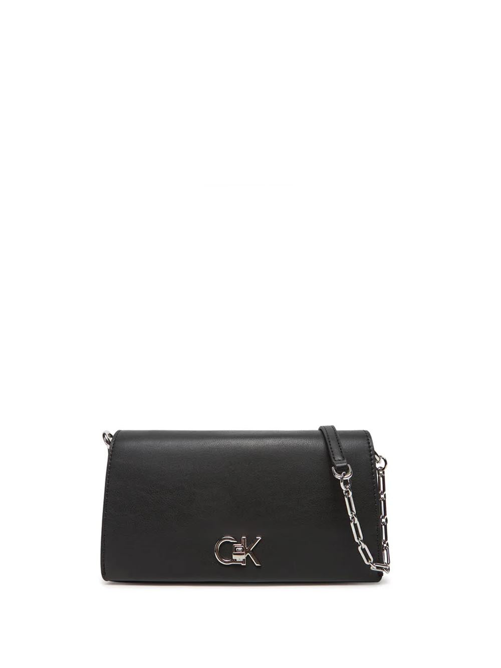 Borsa a Tracolla Ck Re-Lock Mini Conv LV04F3103G Black