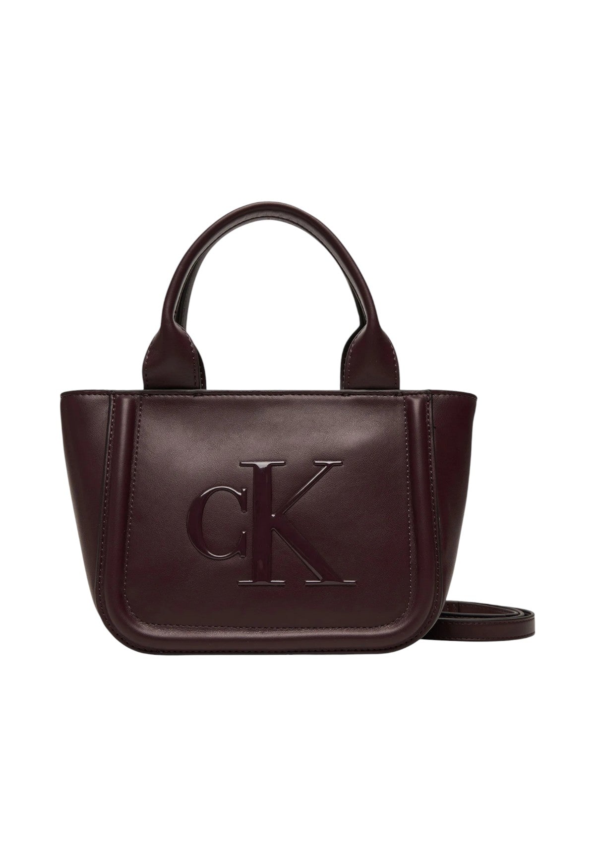 Borsa Tote Raised Ck Small LV04F3219G Fudge