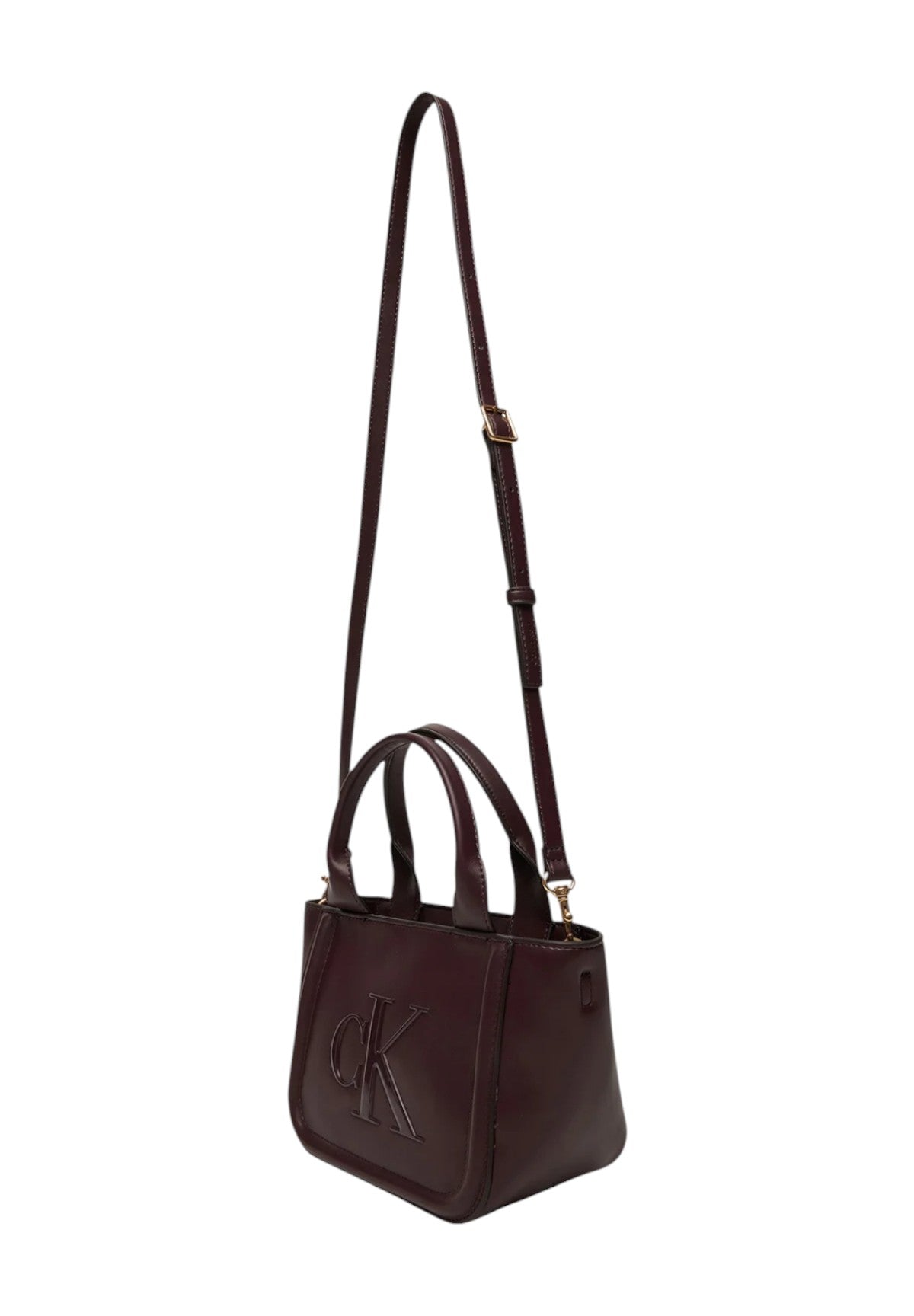 Borsa Tote Raised Ck Small LV04F3219G Fudge